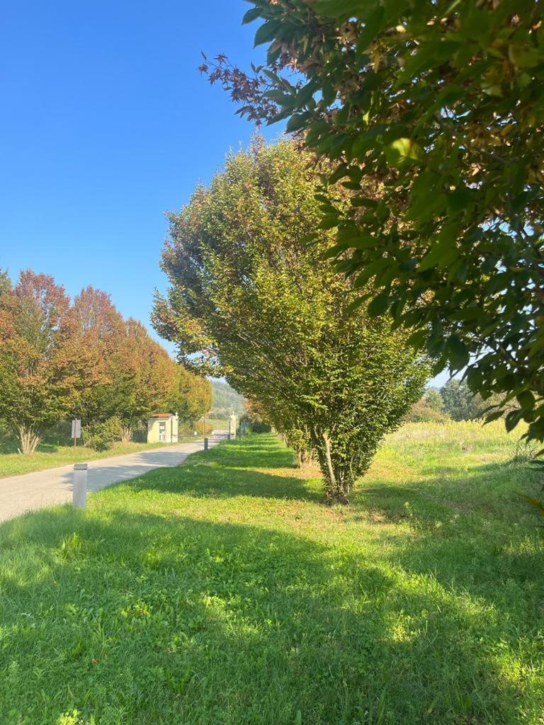 Appartamento Casa Di Giulia Con Soggiorno E Cucina, Camera Matrimoniale Con Tetto A Vista E Grande Parco Circostante Serravalle d'Asti Esterno foto